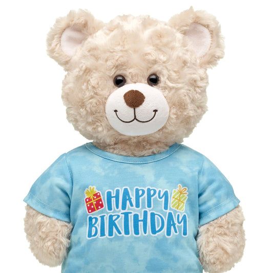 Blue Tie-Dye Birthday T-Shirt for Plush Toys | Build-A-Bear® - US 2426
