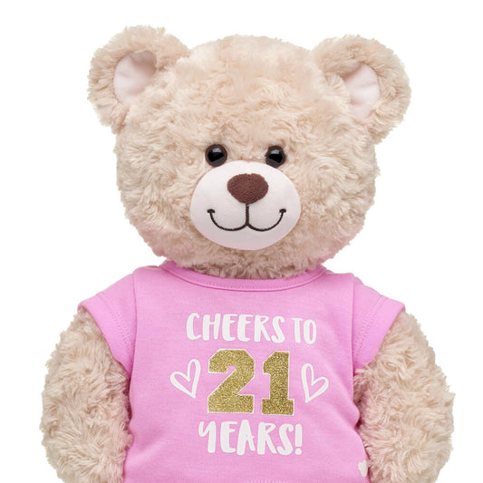Online Exclusive Cheers to 21 Years T-Shirt | Shop at Build-A-Bear® - US 4030