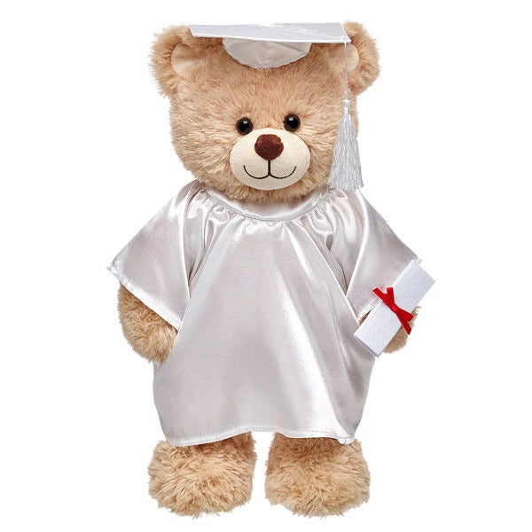 White Graduation Set 4 pc. for Stuffed Animals | Build-A-Bear® - US 2582