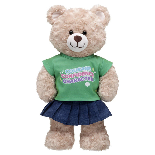 Girl Scout Denim Skirt Set | Build-A-Bear - US 4014