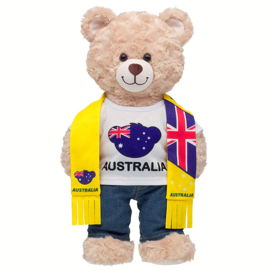 Australia Scarf & T-Shirt Set | Build-A-Bear - US 6242