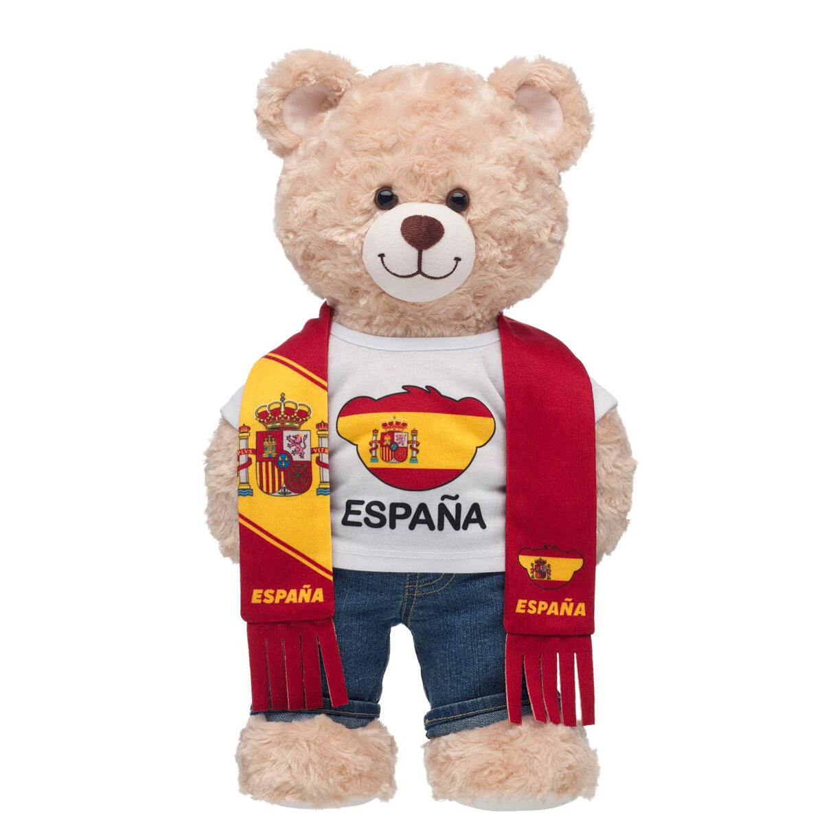 Spain Scarf & T-Shirt Set | Build-A-Bear - US 9161