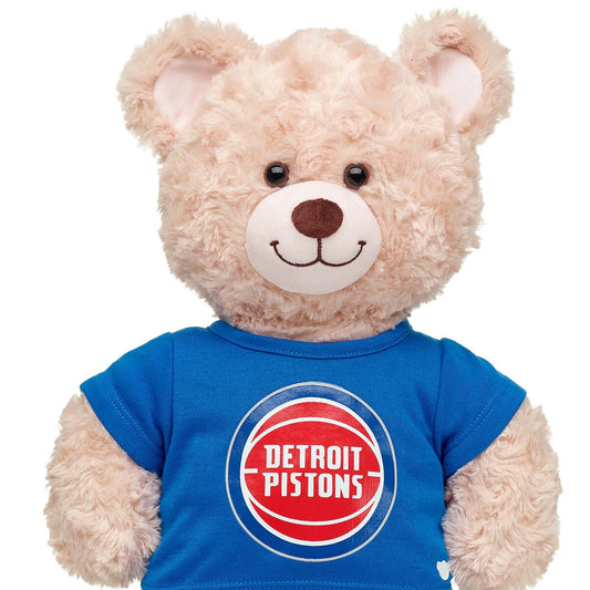 Detroit Pistons Stuffed Animal T-Shirt | Shop Now at Build-A-Bear® - US 3324