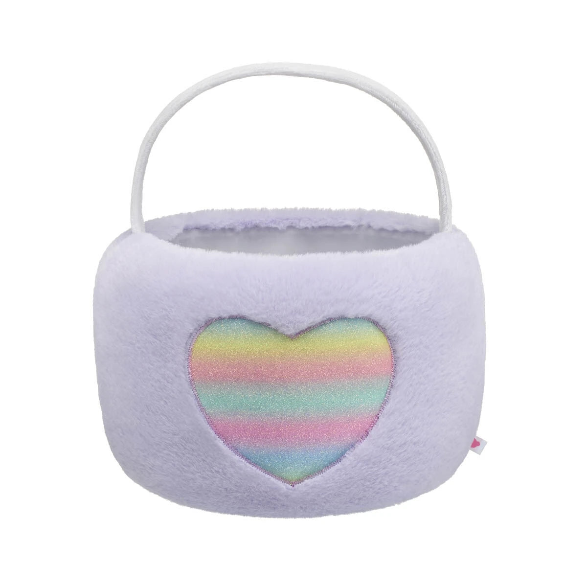 Purple Pastel Heart Easter Basket for Stuffed Animals | Build-A-Bear® - US 7043
