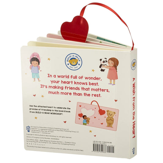 "A Wish from the Heart" Board Book | Build-A-Bear® - US 7407