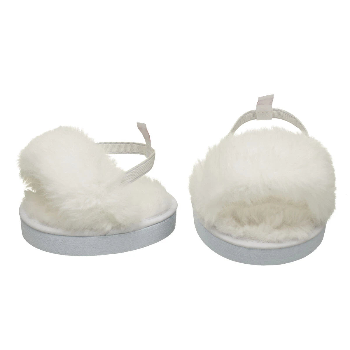 White Fuzzy Slippers for Plush Toys | Build-A-Bear® - US 6029