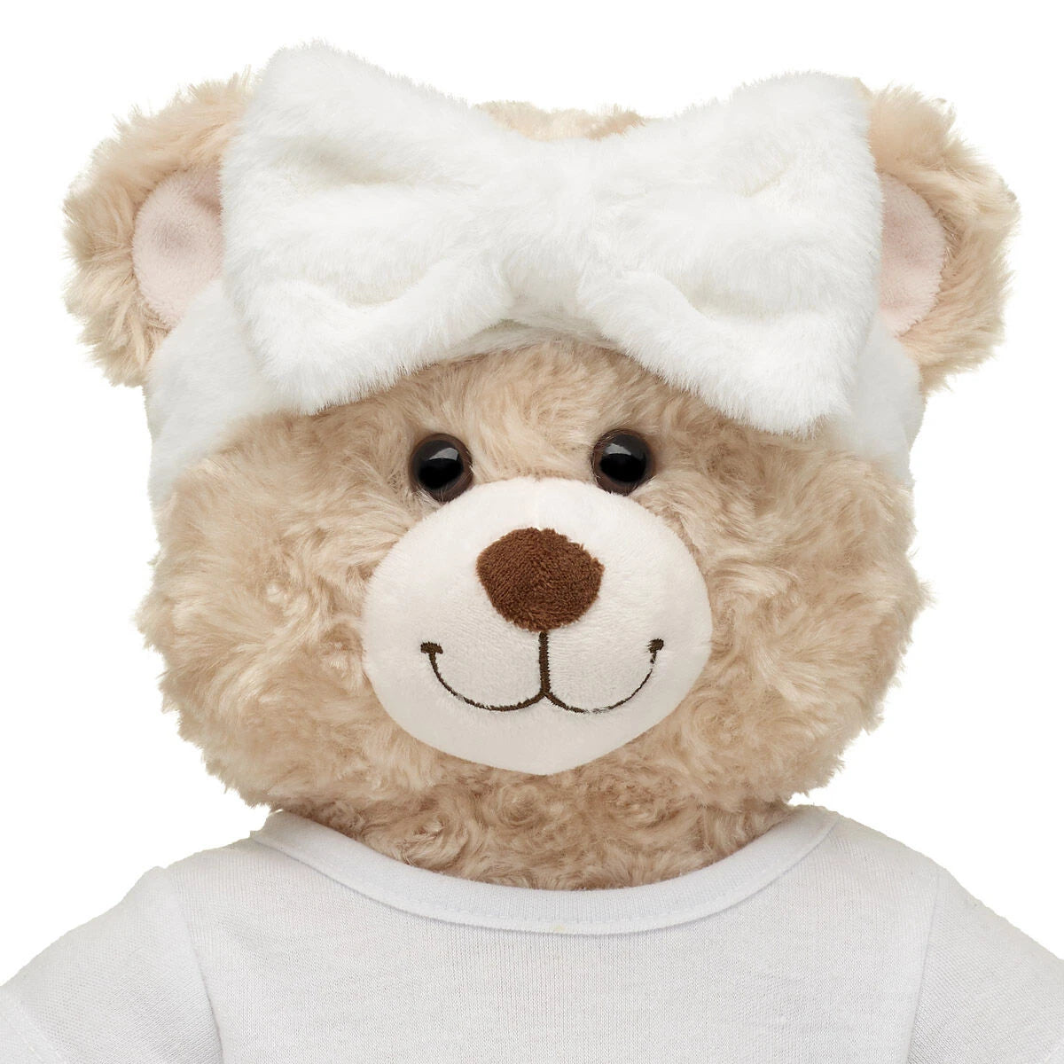 White Plush Bow Headwrap for Plush Toys | Build-A-Bear® - US 1582