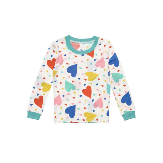 Build-A-Bear Pajama Shop™ Colorful Hearts PJ Top - Toddler and Youth - US 8473