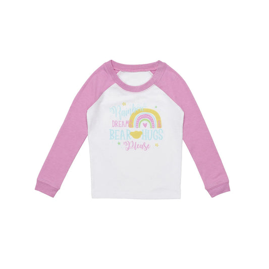 Build-A-Bear Pajama Shop™ Rainbow Dreams & Bear Hugs Please PJ Top - Toddler & Youth - US 5230