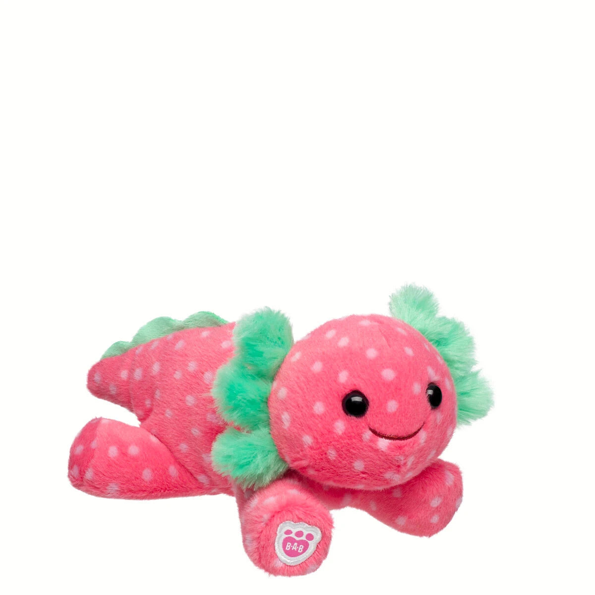 Build-A-Bear Mini Beans Strawberry Axolotl Stuffed | BAB - US 8781