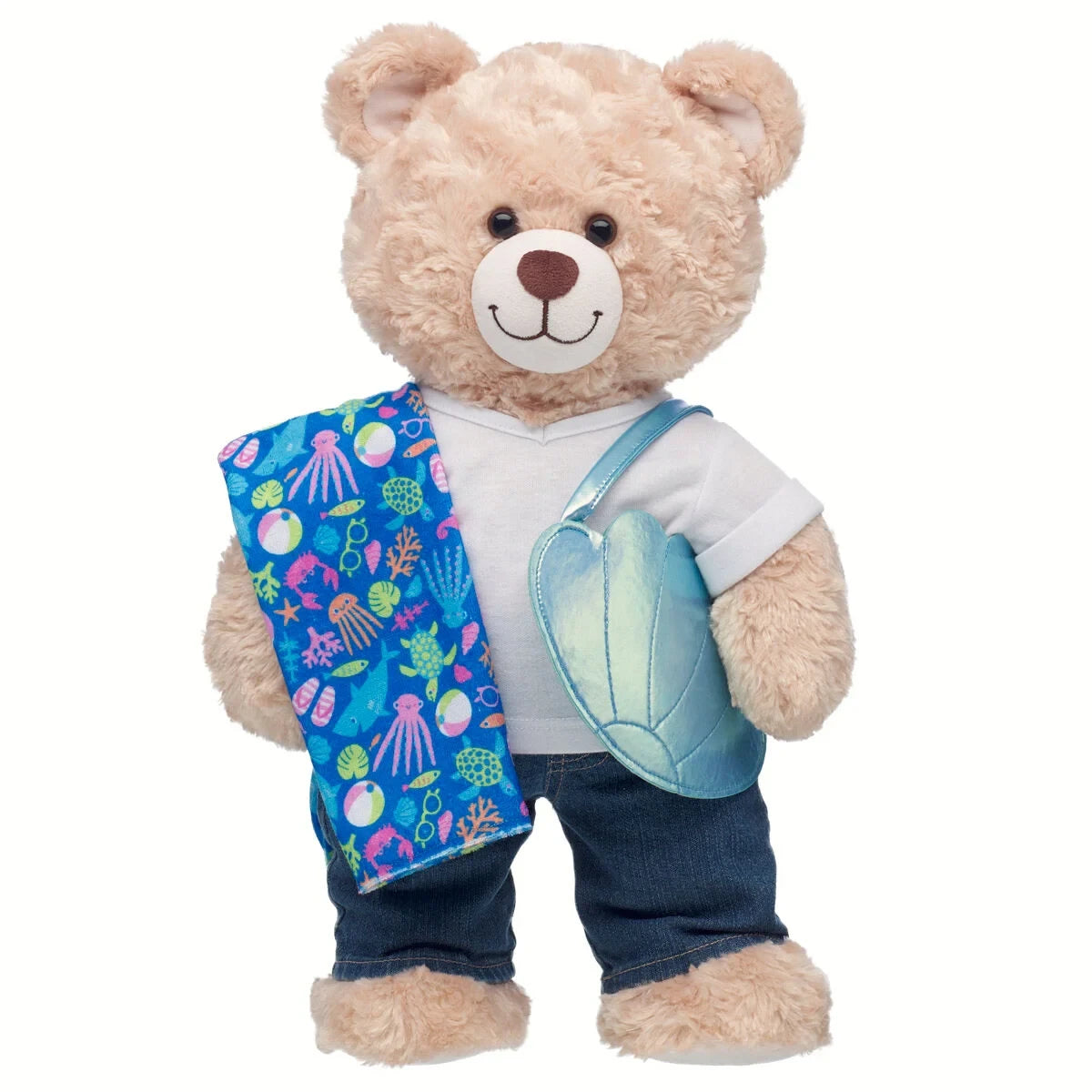 Seashell Tote & Beach Towel Set | Build-A-Bear - US 7620