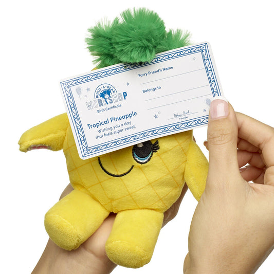 Mini Beans Tropical Pineapple Plush Toy - US 6530