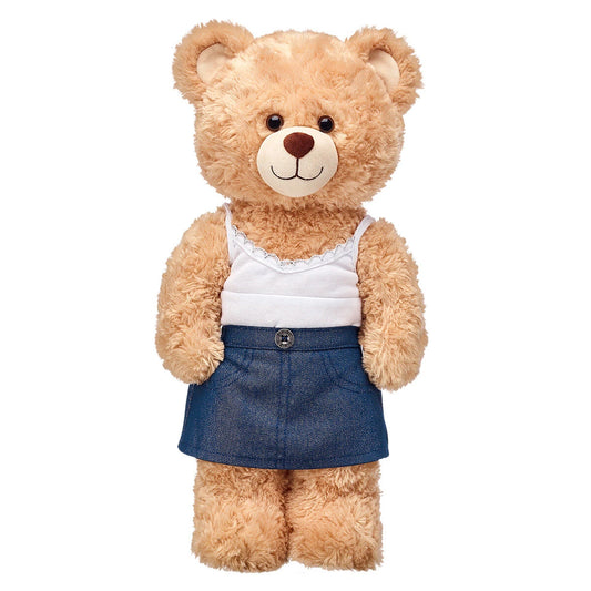 Sparkly Denim Skirt for Stuffed Animals | Build-A-Bear® - US 4043