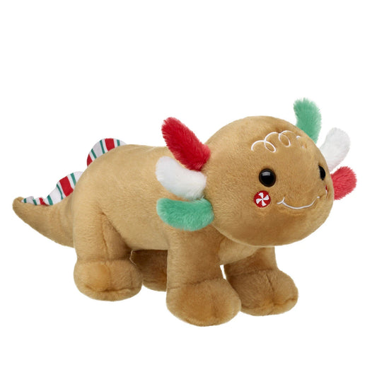 Gingerbread Axolotl Stuffed Animal - US 7995