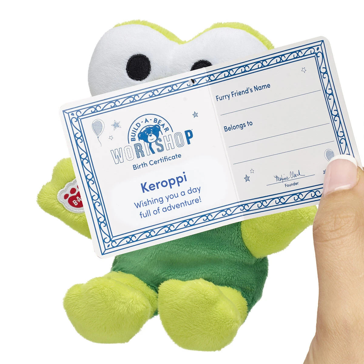 Mini Beans® Hello Kitty® and Friends Keroppi™ Plush | Build-A-Bear - US 1341