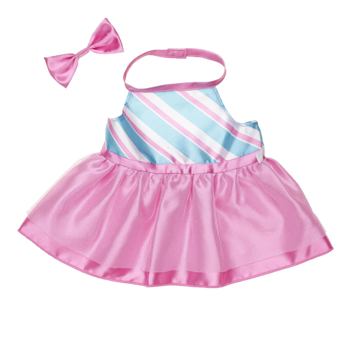 Pink Axolotl Soft Toy with Peppermint Dress | Build-A-Bear - US 8242