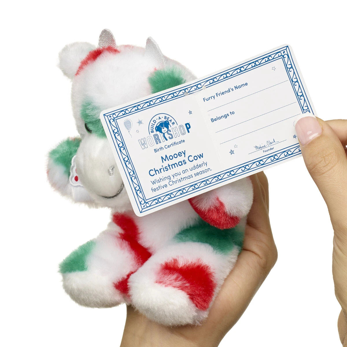 Mini Beans Mooey Christmas Cow Plush Toy | Build-A-Bear® - US 2308