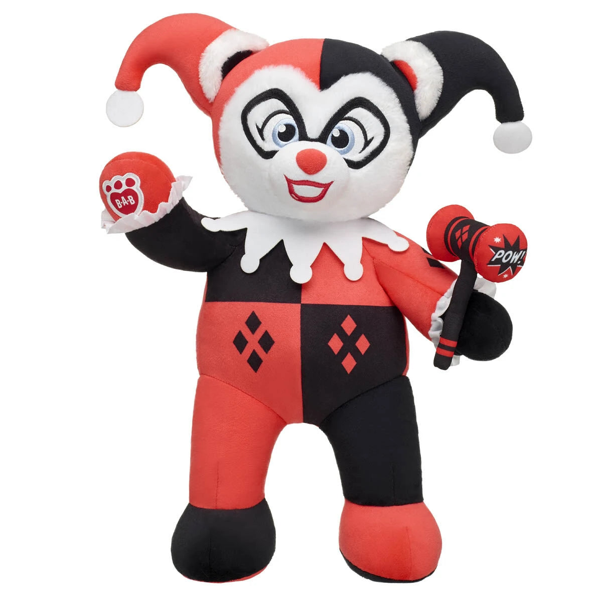Online Exclusive Classic Harley Quinn™ Teddy Bear | Build-A-Bear® - US 1363