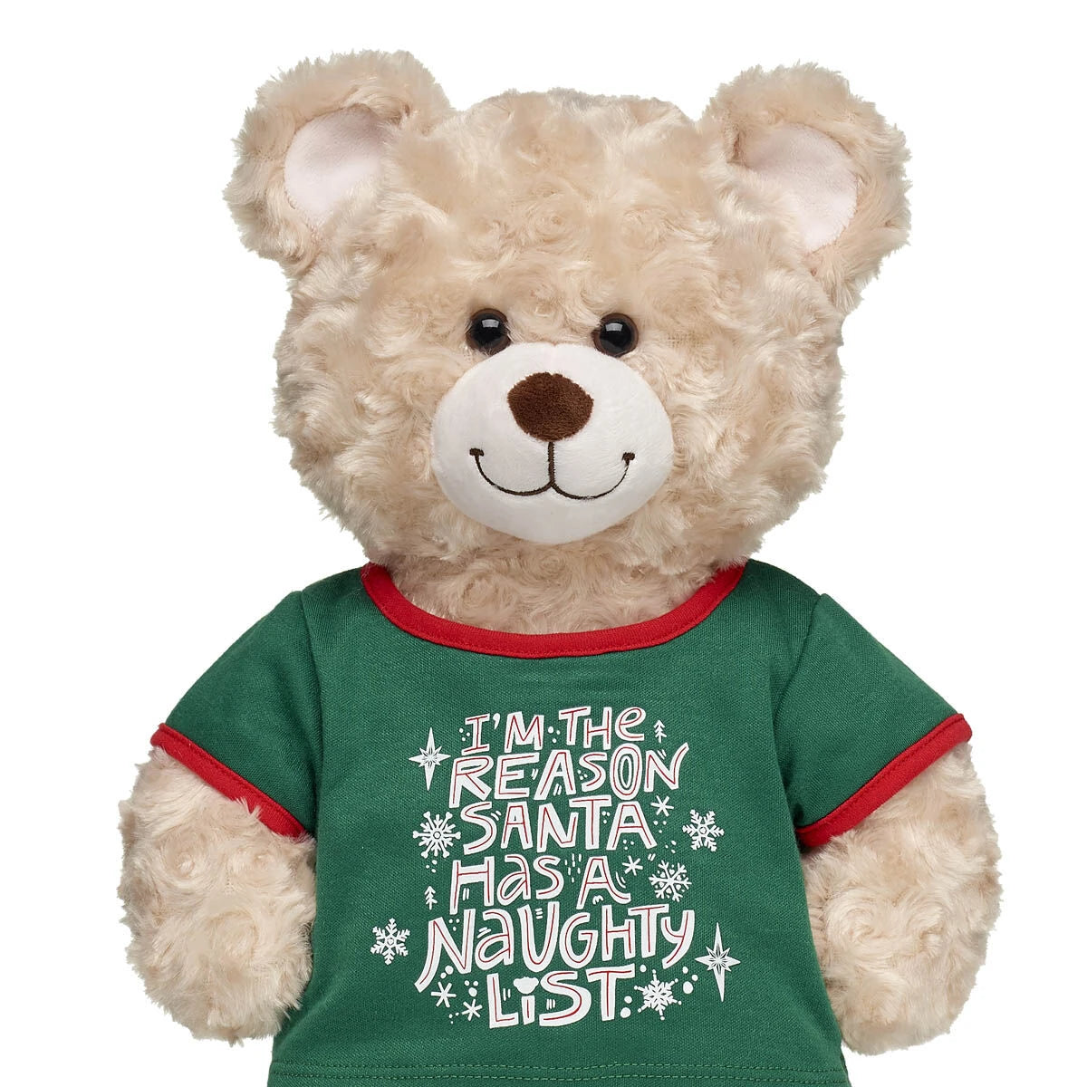 "Glisten and the Merry Mission" Naughty List T-Shirt | Build-A-Bear® - US 3512