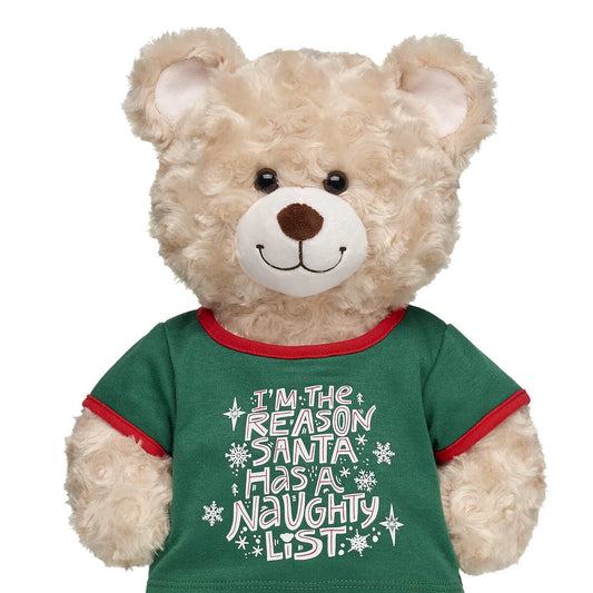 "Glisten and the Merry Mission" Naughty List T-Shirt | Build-A-Bear® - US 1844
