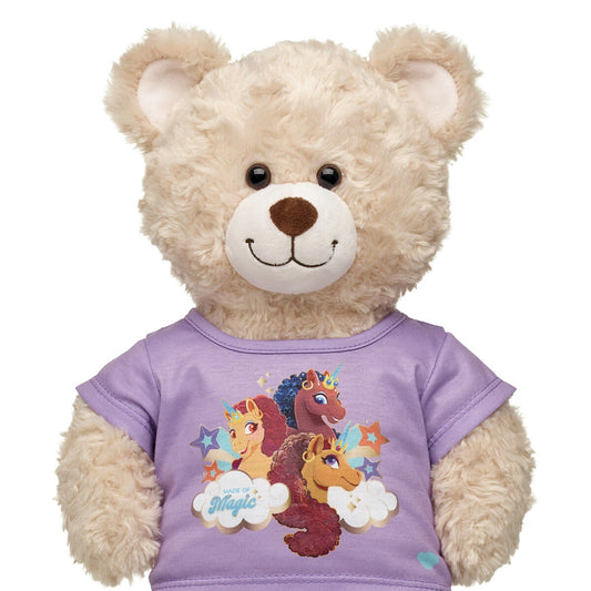 Afro Unicorn® Plush "Made of Magic" T-Shirt | Build-A-Bear® - US 8545