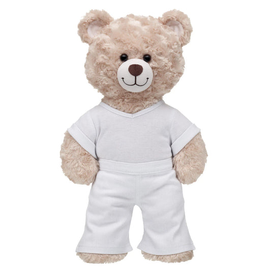 White Denim Flare Jeans | Build-A-Bear - US 6416