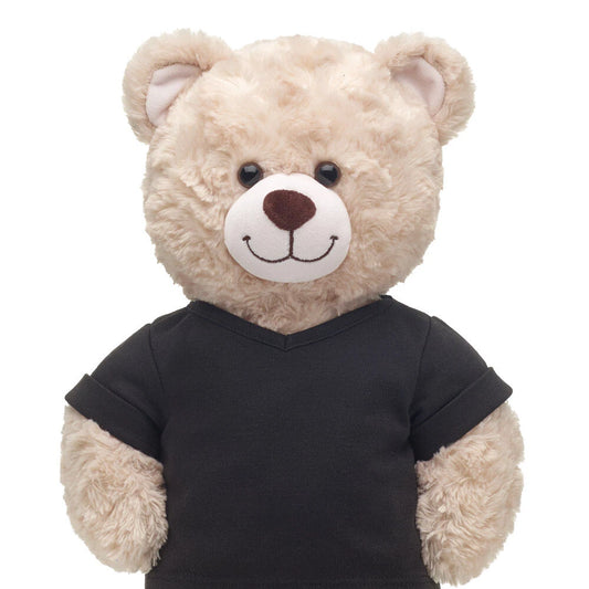 Online Exclusive Black V-Neck T-Shirt | Build-A-Bear - US 6125