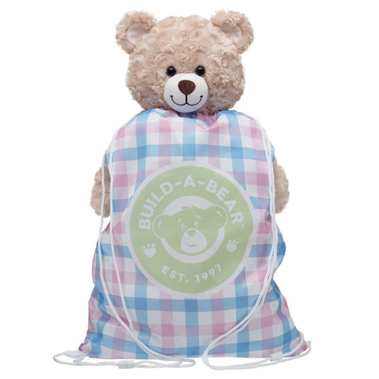 Spring Gingham Toy Bear Carrier | Build-A-Bear - US 1575