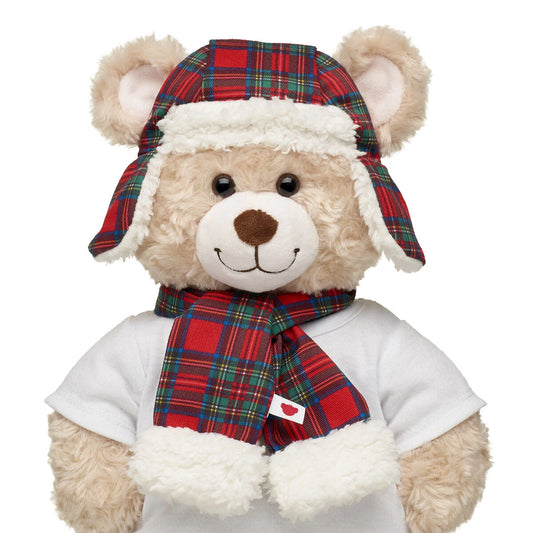 Tartan Hat and Scarf Set | Build-A-Bear® - US 4236
