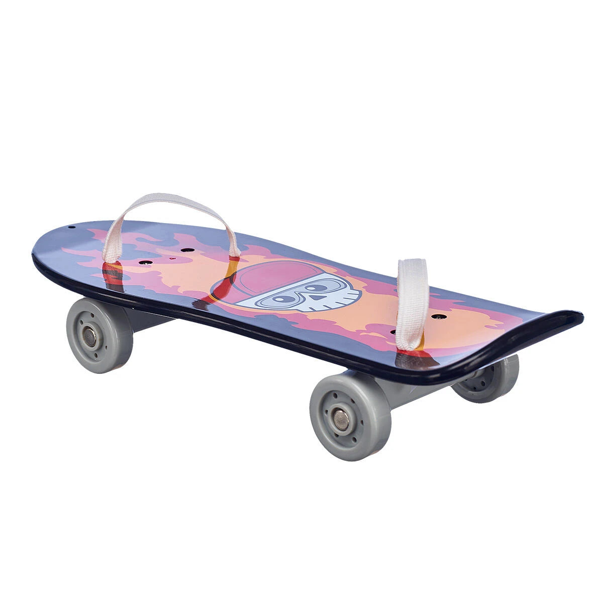 Black Skull and Flames Skateboard for Stuffed Animals | Build-A-Bear® - US 2227
