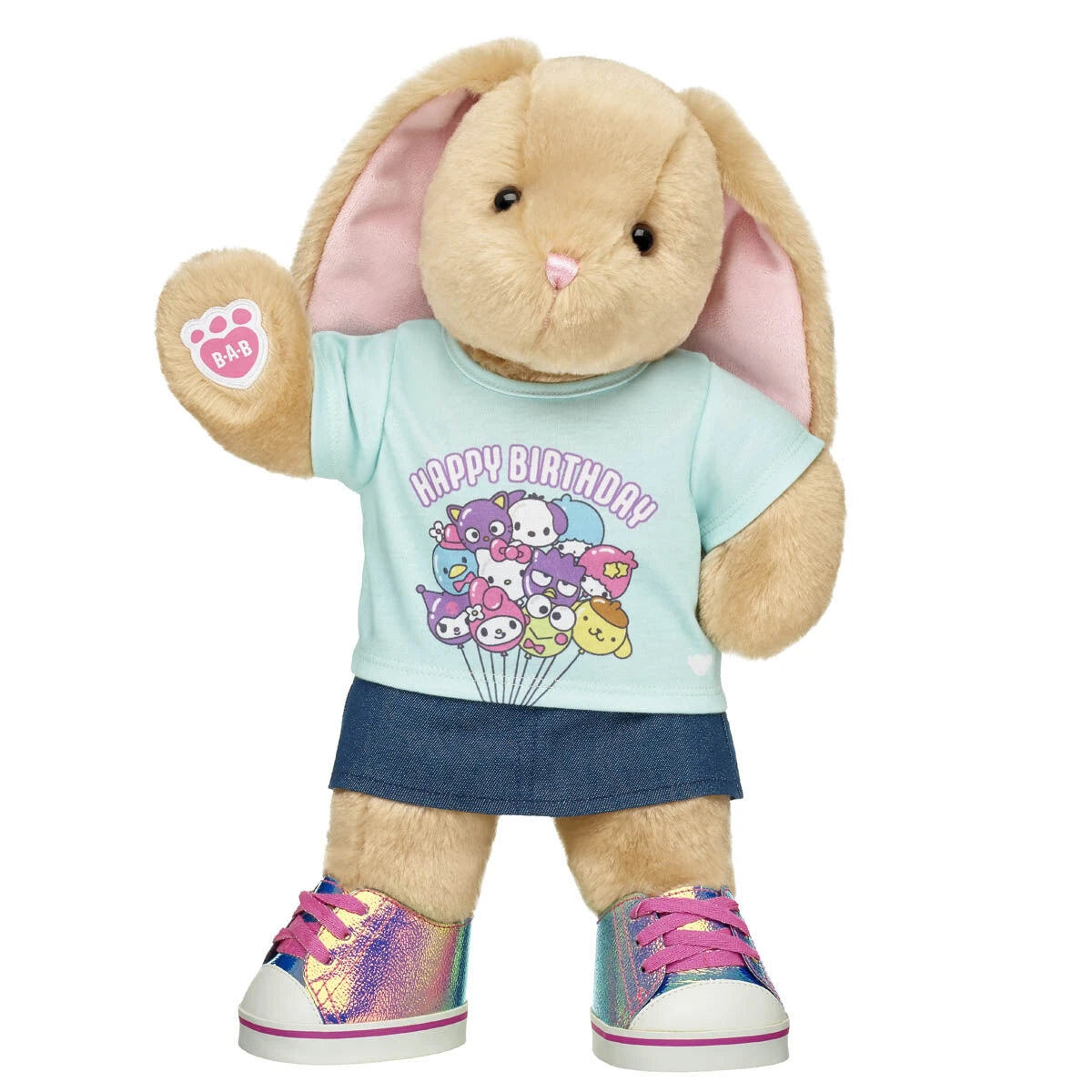 Pawlette™ Bunny Plush Sanrio® Birthday Gift Set | Build-A-Bear® - US 1593