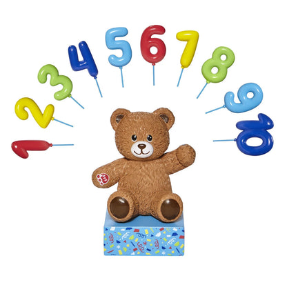 Build-A-Bear® Brown Bear Base with CeleBEARate Balloon Inserts (1-10) - US 7623