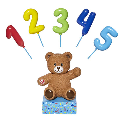 Build-A-Bear® Brown Bear Base with CeleBEARate Balloon Inserts (1-5) - US 4886