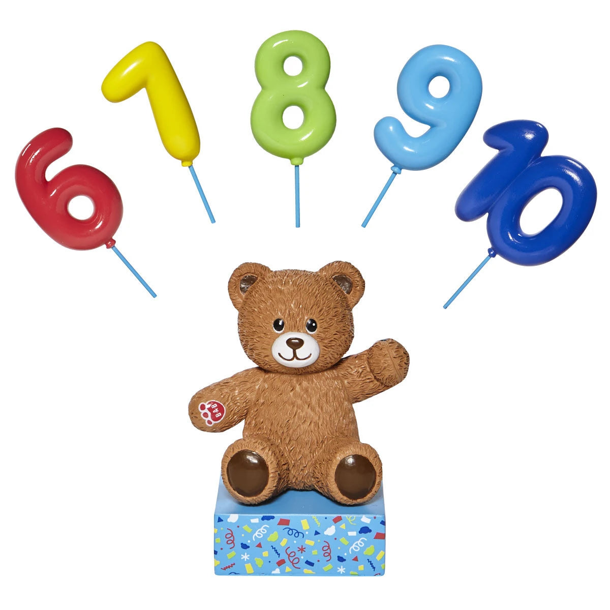 Build-A-Bear® Brown Bear Base with CeleBEARate Balloon Inserts (6-10) - US 3203