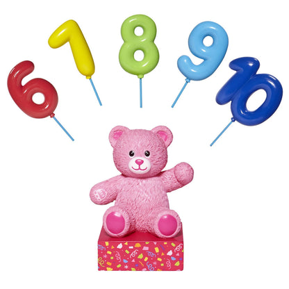 Build-A-Bear® Pink Bear Base with CeleBEARate Balloon Inserts (6-10) - US 5028