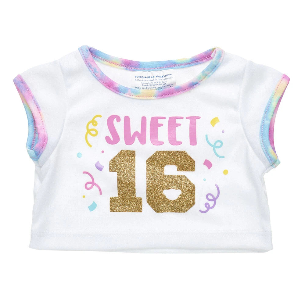 Online Exclusive Sweet 16 T-Shirt for Stuffed Animals | Build-A-Bear® - US 3439