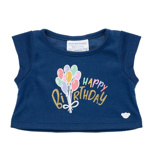 Birthday Balloons T-Shirt for Stuffed Animals | Build-A-Bear® - US 2535