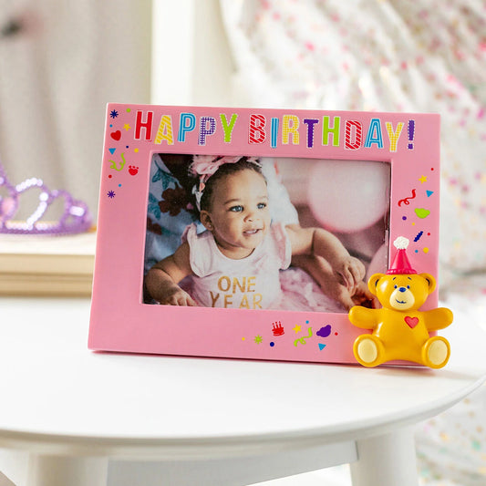 Build-A-Bear® Happy BEARthday! Pink Photo Frame - US 1195