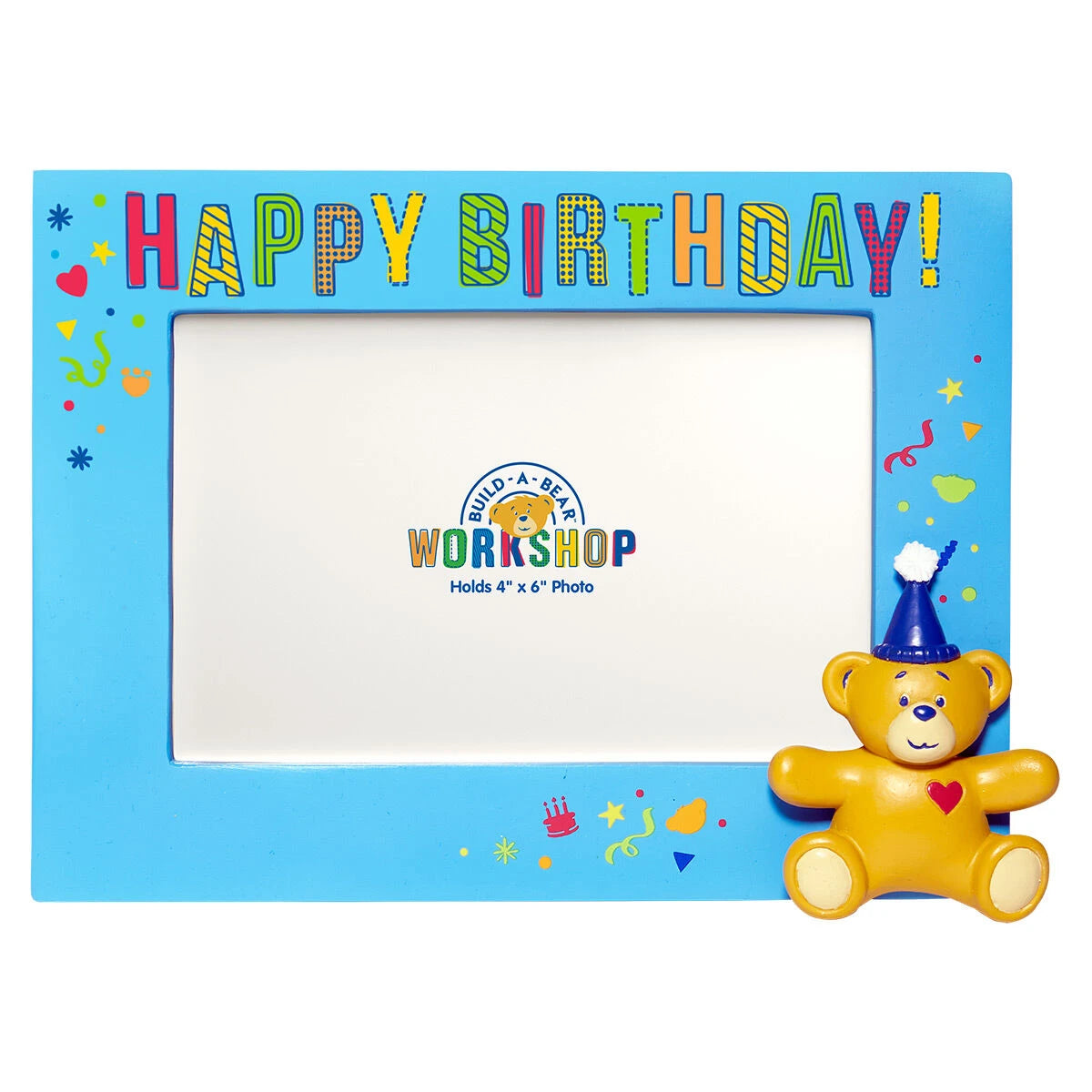 Build-A-Bear® Happy BEARthday! Blue Photo Frame - US 1642
