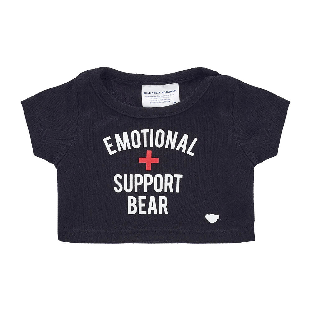 Emotional Support Bear T-Shirt for Stuffed Animals | Build-A-Bear® - US 1621