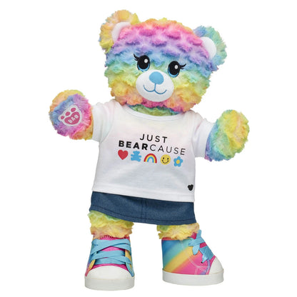 Rainbow Party Teddy Bear "Just Bearcause" Gift Set | Build-A-Bear® - US 9624