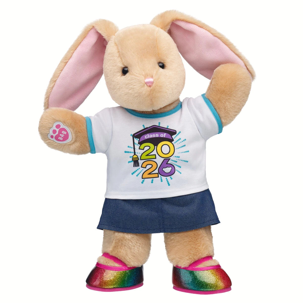 Pawlette Bunny Plush Class of 2026 Graduation Gift Set | Build-A-Bear - US 6317