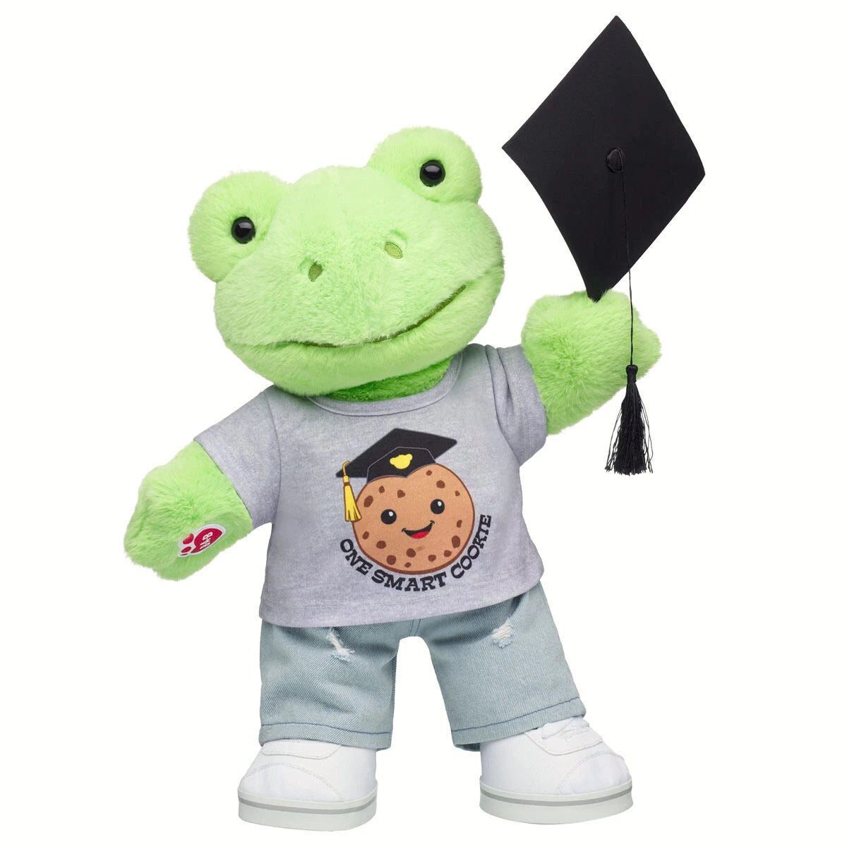 Spring Green Frog Stuffed Animal "One Smart Cookie" Graduation Gift Set | Build-A-Bear - US 6332