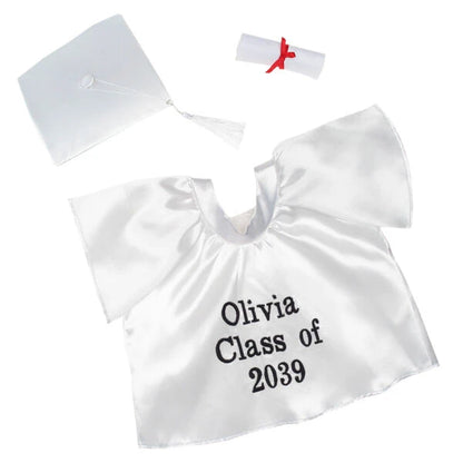 Personalized Embroidered White Graduation Set | Build A Bear - US 9974