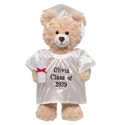 Personalized Embroidered White Graduation Set | Build A Bear - US 3104