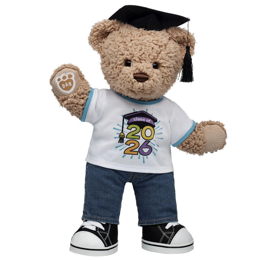Timeless Teddy Bear Class of 2026 Graduation Gift Set | Build-A-Bear - US 4670