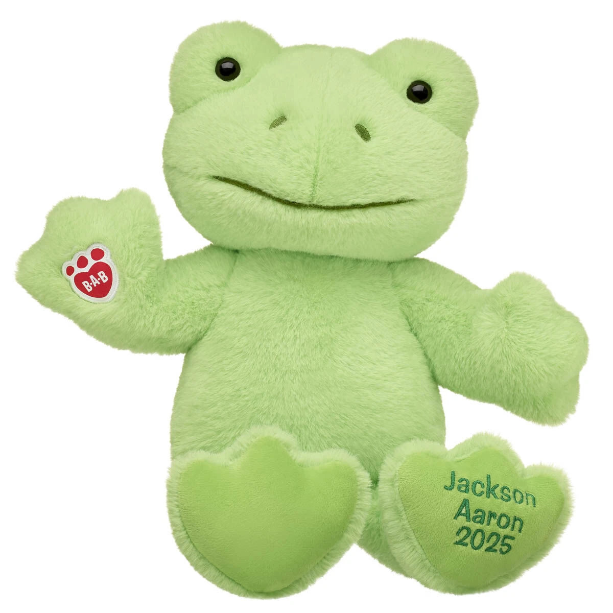 Personalized Embroidered Green Frog Plush Toy | Build-A-Bear® - US 7639