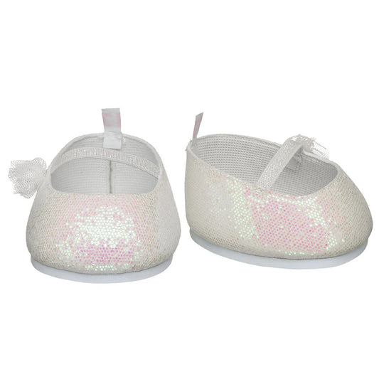 White Sparkle Flats for Stuffed Animals | Build-A-Bear® - US 5273