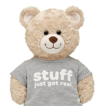 "Stuff Just Got Real" T-Shirt for Plush Toys | Build-A-Bear® - US 8519