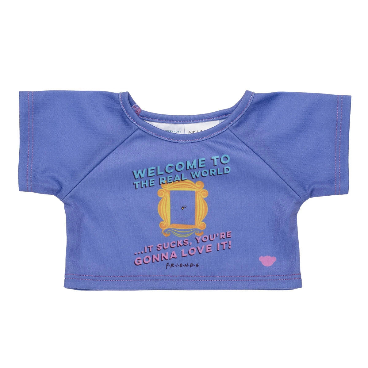FRIENDS TV Show "Welcome to the Real World" T-Shirt for Stuffed Animals | Build-A-Bear® - US 9360